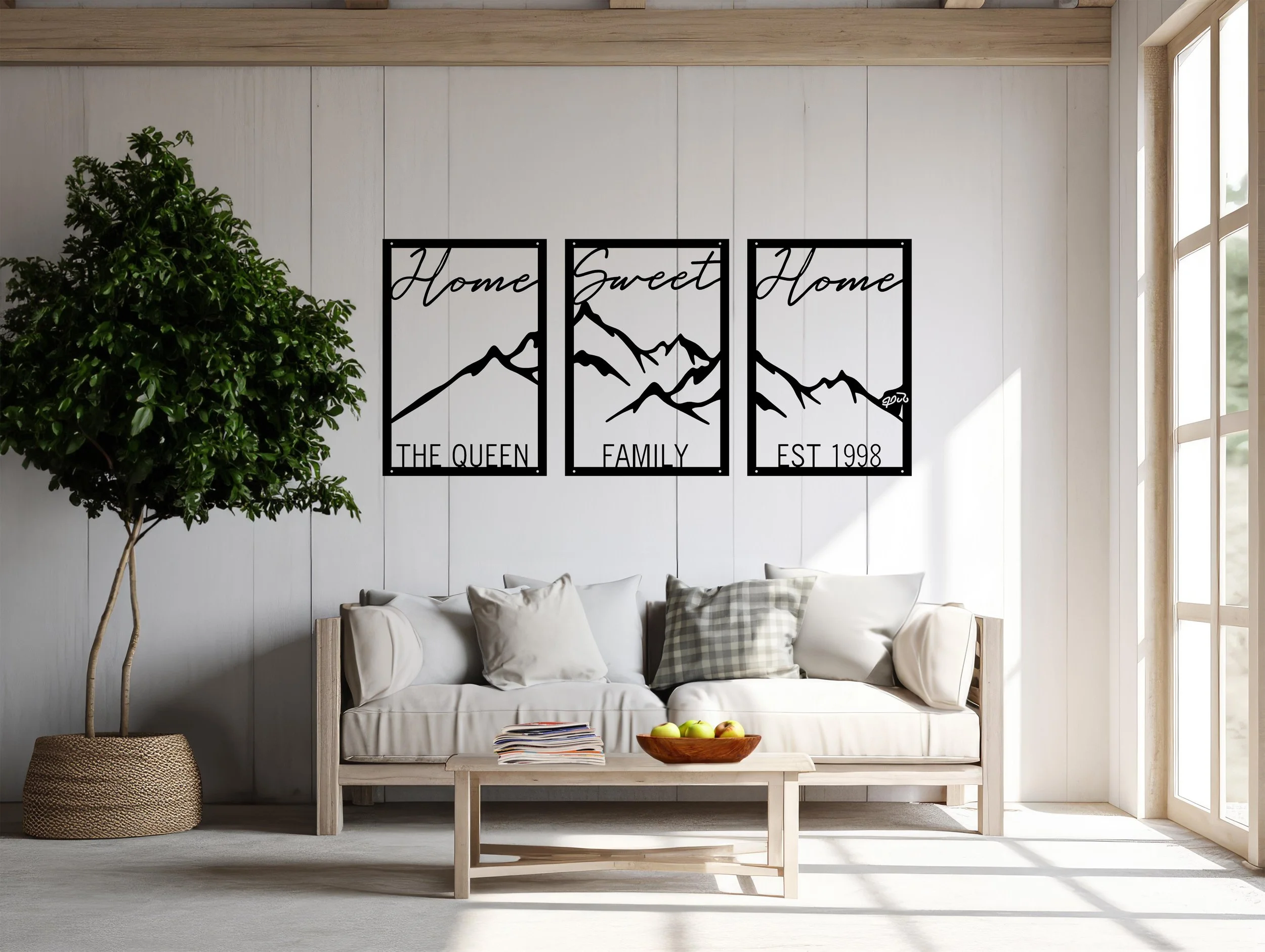 Sets of 3 Wall Art - Metal Wall Decor - J. Dub's Metalworks